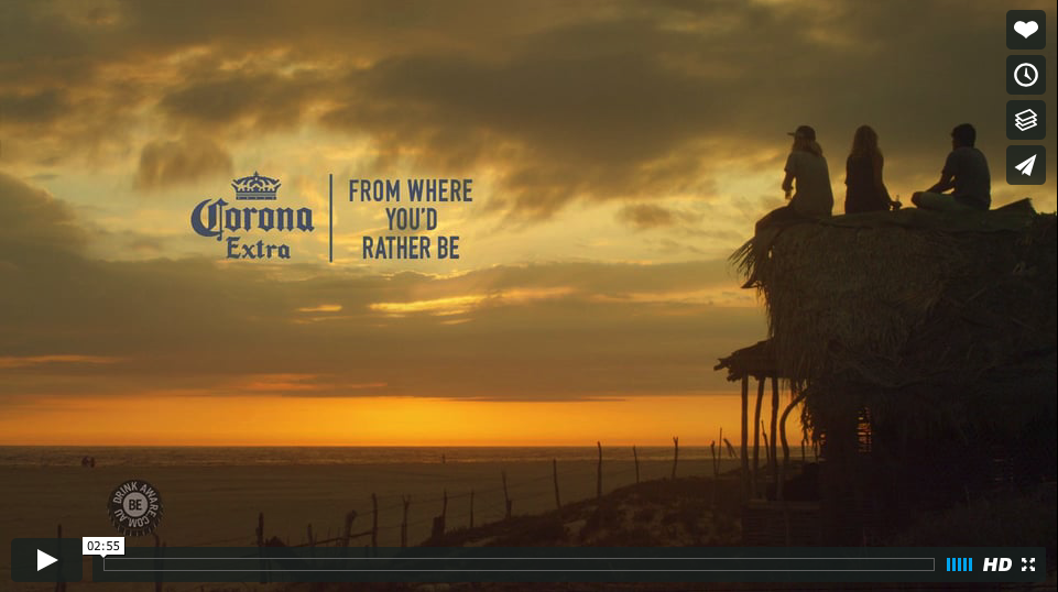 Corona-Advert